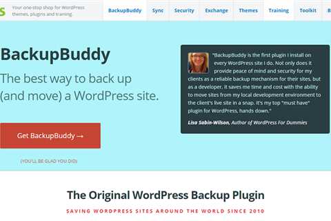 The Best Way to Backup a WordPress Site