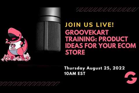 GrooveKart Training: Product Ideas For Your Ecom Store