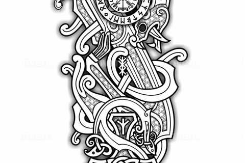 Tattoowizardsco: I will create perfect celtic, nordic, viking, runes tattoo vector stencil design..