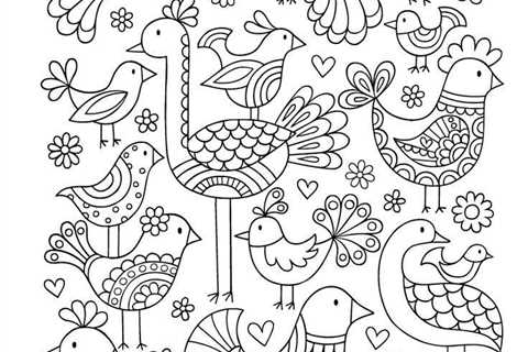 coloring pages and digital colouring pages with cover