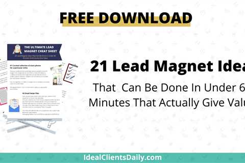 How Lead Magnets Can Help You Build a Mailing List