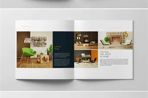 Portfolio Square Brochure Catalog Template. 16 Pages