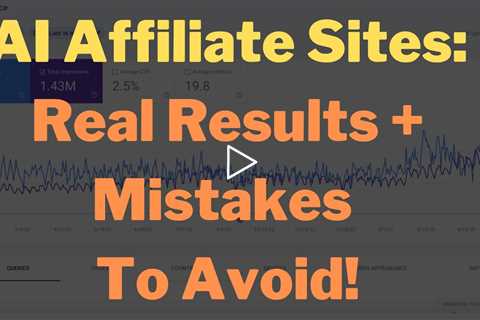 💰 AI Affiliate Websites - See My Results + Avoid My Mistakes!