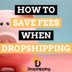 How to Save Fees When Dropshipping in 2023 (8 Great Tips)