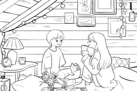 coloring book page