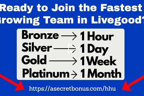 Make Money with Livegood - Join the #1 Fastest Growing Live Good Team to Make Money with Livegood