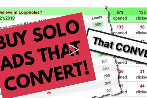 Buy Solo Ads that Convert - Buy Soloads that Work