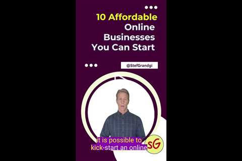 10 Affordable Online Businesses You Can Start Today