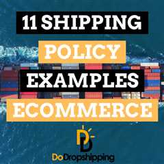 11 Ecommerce Shipping Policy Examples (+3 for Dropshipping)