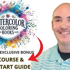 Watercolor Coloring Books Review Bonus - Watercolor Coloring Books Real User Back Office Walkthrough